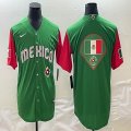 2023 World Cup Mexico blank green majestic baseball jerseys 18