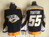 Nashville Predators #55 Jordin Tootoo black Ice Hockey Jerseys CCM