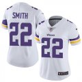 Women Nike Dallas Vikings 22 Smith White Color Rush Limited Jersey