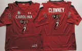 South Carolina Gamecocks Jadeveon Clowney #7 red Fashion College Football red Jersey