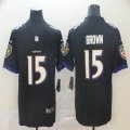 Baltimore Ravens #15 Marquise Brown black Color Rush Limited Jersey