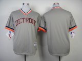 Detroit Tigers blank gray throwback MLB baseball Jerseys