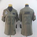 Women Oakland Raiders #28 Josh Jacobs Nike Camo 2019 Salute to Service Retired Limited Jersey