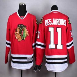 Andrew Desjardins Jersey #11 red Chicago Blackhawks Jerseys