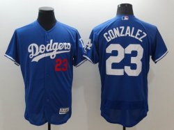 Los Angeles Dodgers Adrian Gonzalez 23# blue Flexbase Authentic Collection Jersey