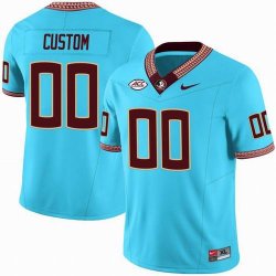 Custom Florida State Seminoles Baby Blue college football jerseys-PNS