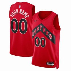 Customized Toronto Raptors red basketball jerseys