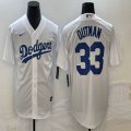 Nike Los Angeles Dodgers #33 Outman white majestic baseball jerseys 01