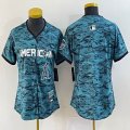 Women American League Los Angeles Angels Nike Teal 2023 MLB All-Star Game Jersey