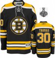 2013 NHL Stanley Cup Boston Bruins #30 Thomas Black Jersey