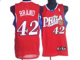 Philadelphia 76ers #42 BRAND Red NBA Jerseys