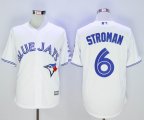 New Toronto Blue Jays Authentic 6# Marcus Stroman white Majestic baseball jerseys