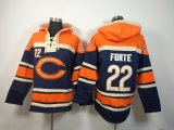 Nike Chicago Bears Matt Forte #22 blue orange nfl Hooded Sweatshirt