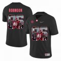 Custom Alabama Crimson Tide #86 A'Shawn Robinson black College Color Rush Limited Jerseys