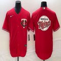 Nike Minnesota Twins blank red majestic baseball MLB jerseys big logo