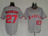 Los Angeles Angels 27# Vladimir Guerrero Gray jersey