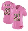 Women Nike Jacksonville Jaguars 20 Ramsey Pink Camouflage font love pink 2017 Vapor Untouchable player jersey