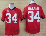 Nike Georgia Bulldogs Herschel Walker 34 2012 SEC Patch College Football Jersey