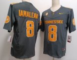 Tennessee Volunteers #8 Nico Iamaleava gray college football jerseys-XST