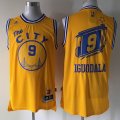 Adidas Golden State Warriors #9 Andre Iguodala Yellow basketball jerseys