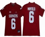 Oklahoma Sooners #6 Baker Mayfield red New College Football Jersey