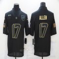 Nike Buffalo Bills #17 Josh Allen black Salute To Service Limited Jersey-BD