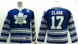 Toronto Maple Leafs 17 Wendel Clark Blue NHL Kid Jerseys C Patch