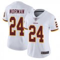 Women Washington Redskins #24 Josh Norman white Color Rush Limited Jersey