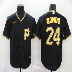 Nike Pittsburgh Pirates #24 Barry Bonds black majestic mlb jersey