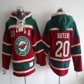 Minnesota Wild Ryan Suter #20 red green Ice hockey Hooded Sweatshirt