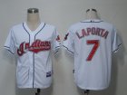 MLB Jerseys Cleveland Indians 7 Laporta White