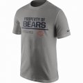 Men's Chicago Bears Nike Heathered Gray Property Of T-Shirt