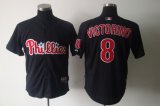 Philadelphia Phillies 8# VICTORINO black MLB jersey