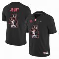 Custom Alabama Crimson Tide #4 Jerry Jeudy black College Color Rush Limited Jerseys