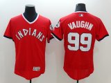 2016 Cleveland Indians #99 Ricky Vaughn throwback red Flexbase Authentic Collection Jersey