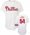 Philadelphia Phillies 54 Brad Lidge white jersey