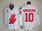 Team Canada #10 Dale Hawerchuk White NHL hockey Jerseys