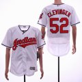 Cleveland Indians #52 Clevinger white Flexbase Authentic Collection Jersey