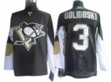 NHL Jerseys Pittsburgh Penguins 3# Goligoski black