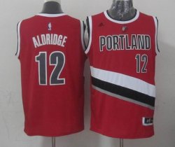 adidas Portland Trail Blazers 12 LaMarcus Aldridge red nba jersey