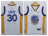 Golden State Warriors #30 Stephen Curry white NBA champion Jerseys