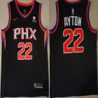 Nike phoenlx Suns #22 Deandre Ayton black nba jerseys-XD