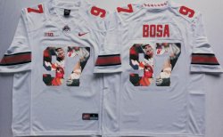 Ohio State Buckeyes #97 Joey Bosa white fashion college football jersey(2)