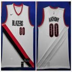 Nike Portland Trail Blazers #00 Carmelo Anthony white NBA Jerseys-HL