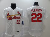 St.Louis Cardinals #22 Jack Flaherty white Flexbase Authentic Collection Jersey