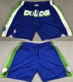 Dallas Mavericks blue nba shorts with pocket