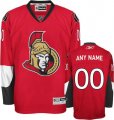 Reebok Ottawa Senators Customized Authentic Red Home Man NHL Jersey