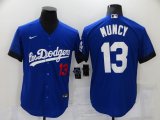 New Nike Los Angeles Dodgers #13 Max Muncy blue majestic baseball Jersey