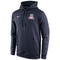 Arizona Wildcats Nike Sideline KO Chain Fleece Therma-FIT Hoodie - Navy