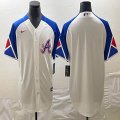 Nike Anaheim Angels blank white blue majestic baseball city version